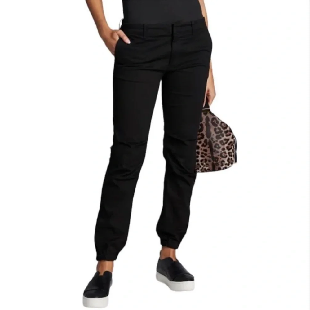 Nili Lotan Pants Womens Dark Navy French military Cropped zipper NWT - Picture 3 of 13